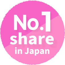 No.1 share in Japan